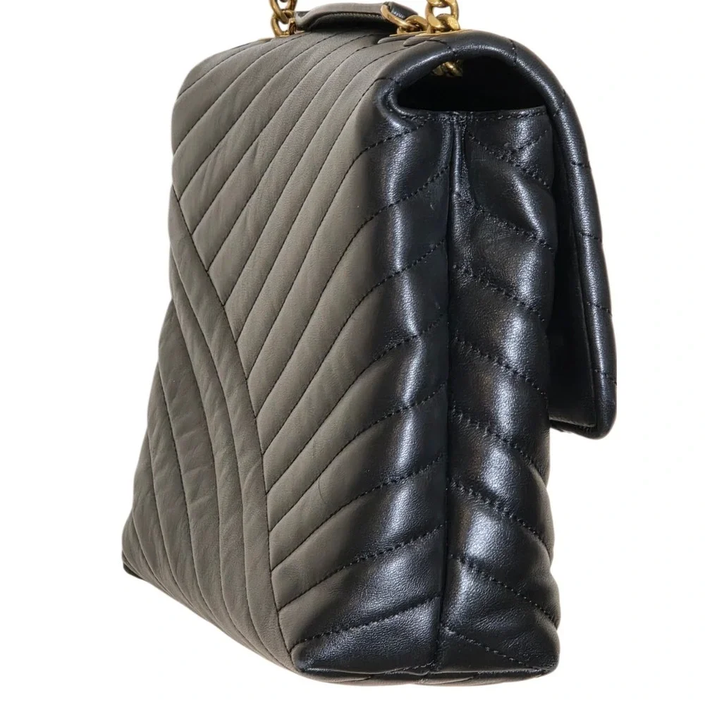 Tory Burch Kira‎ Chevron Small Convertible Shoulder Chain Bag Crossbody